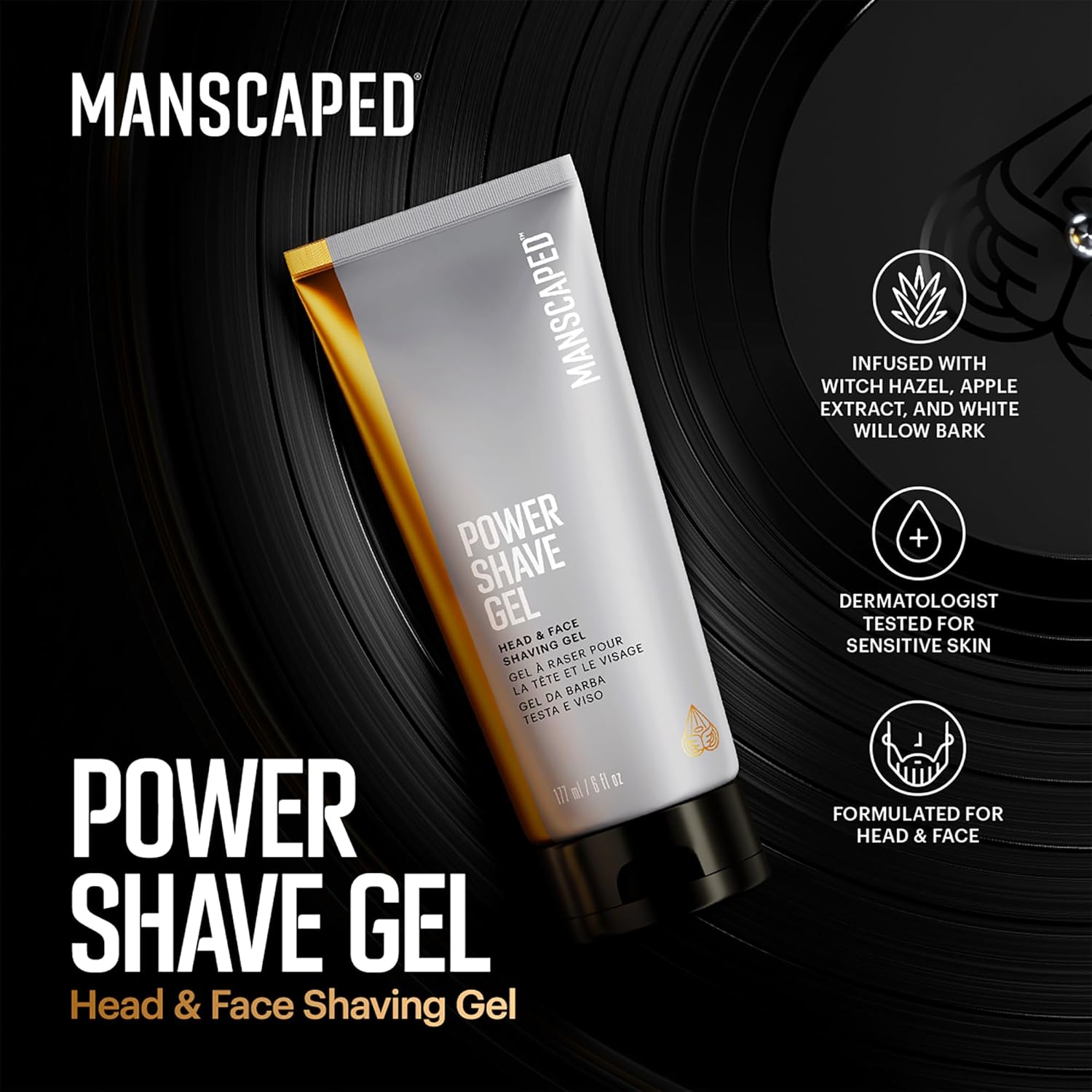 MANSCAPED The Plow 2.0   Power Shave Gel