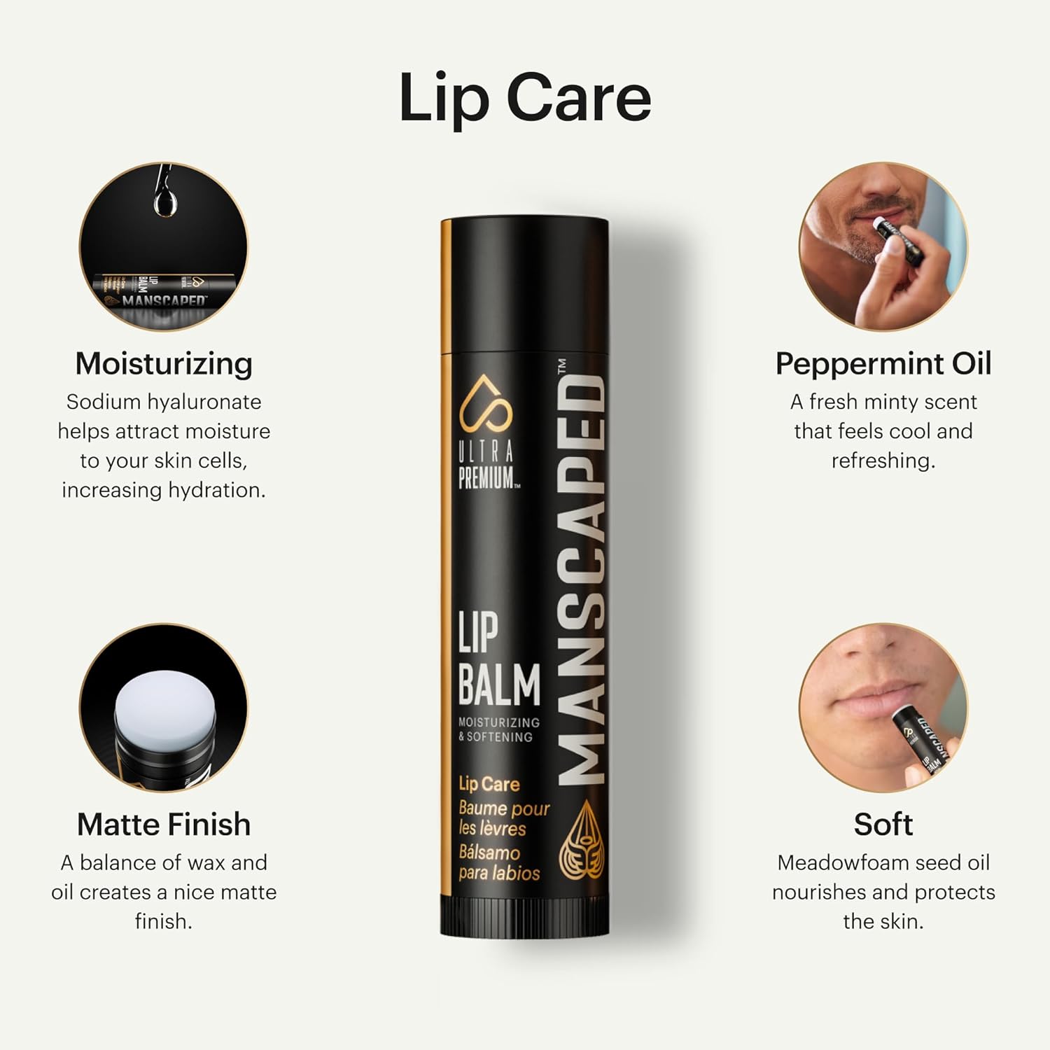 MANSCAPED Moisturizing and Soothing Lip Balm