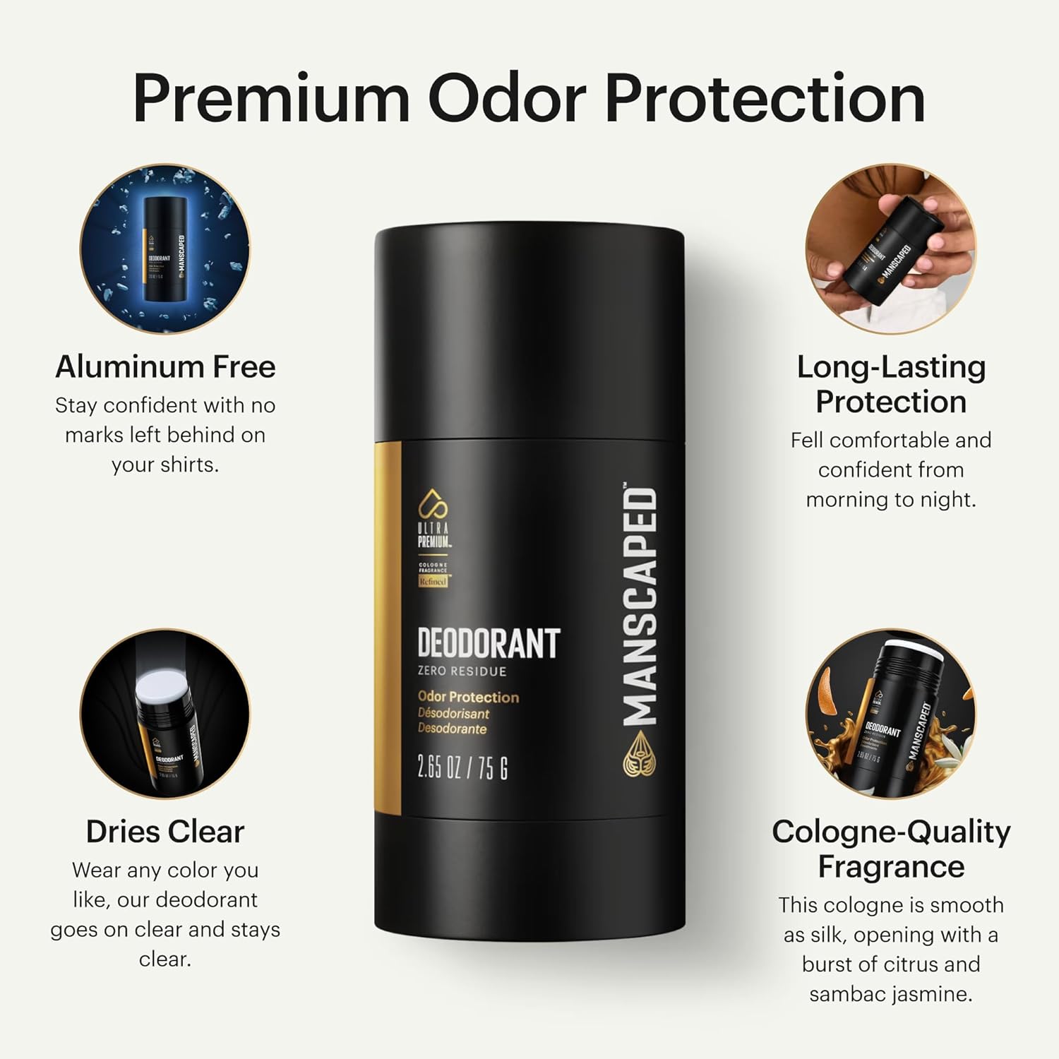 MANSCAPED UltraPremium Deodorant
