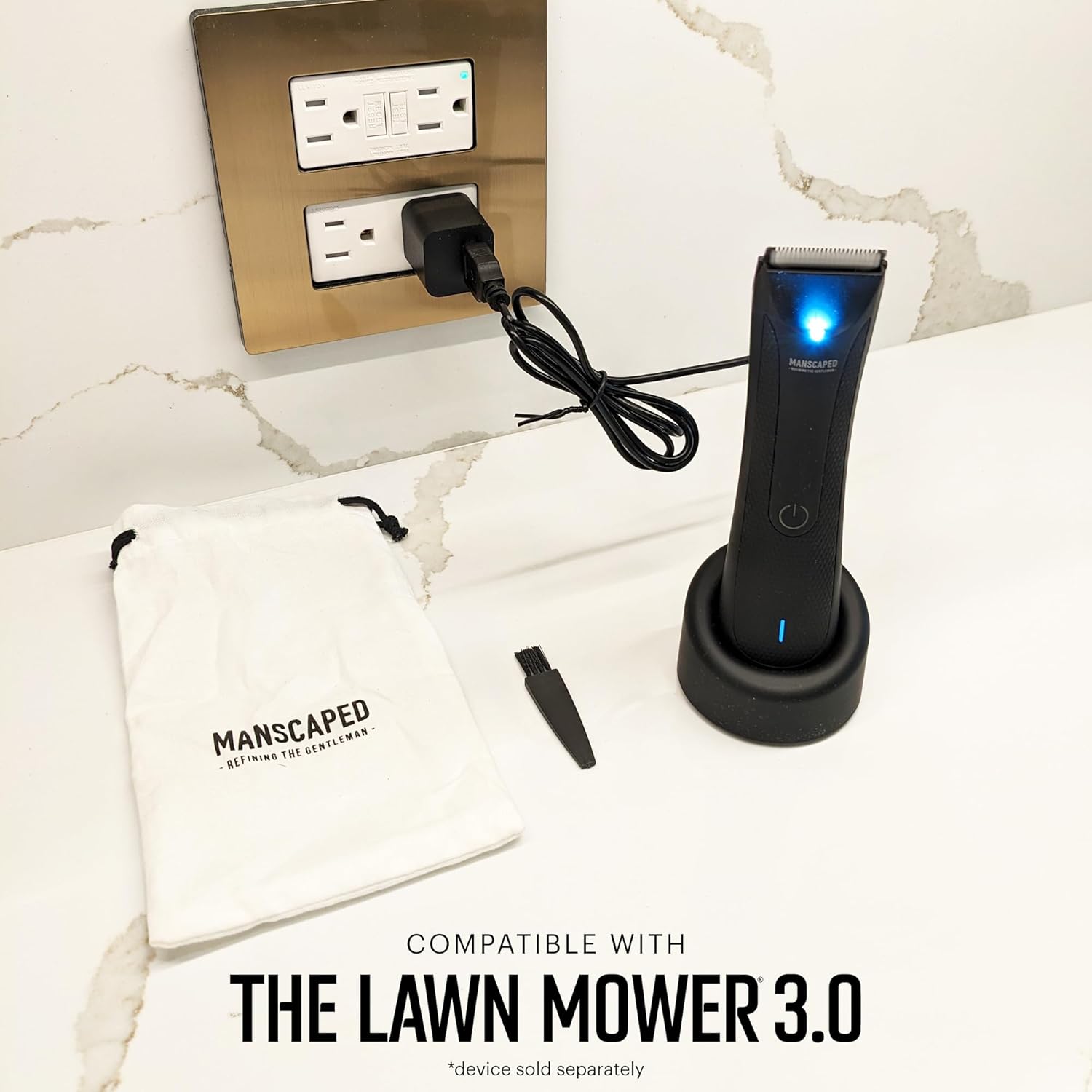 MANSCAPED The Lawn Mower 3.0 Replacement Charger   Accessory Kit