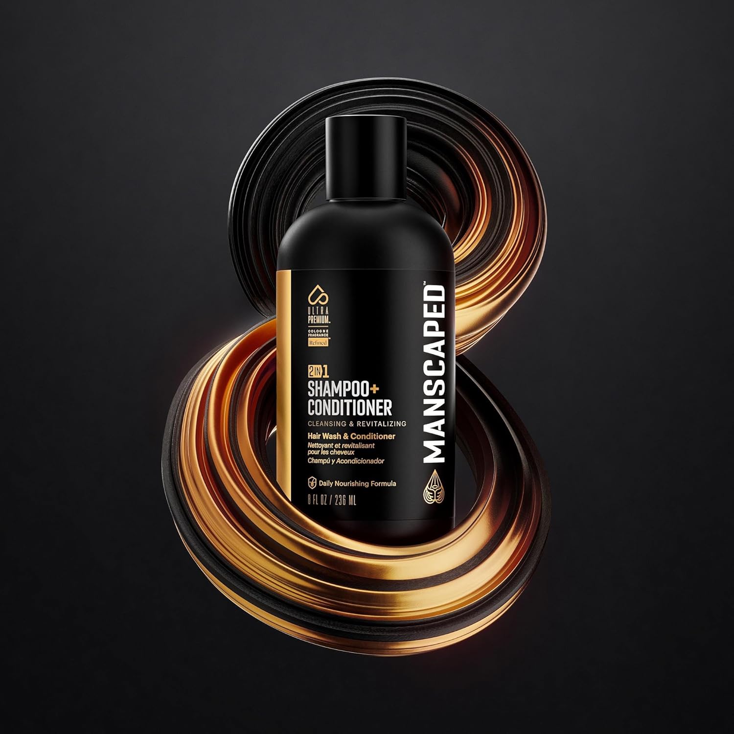 MANSCAPED 2 In 1 Shampoo   Conditioner