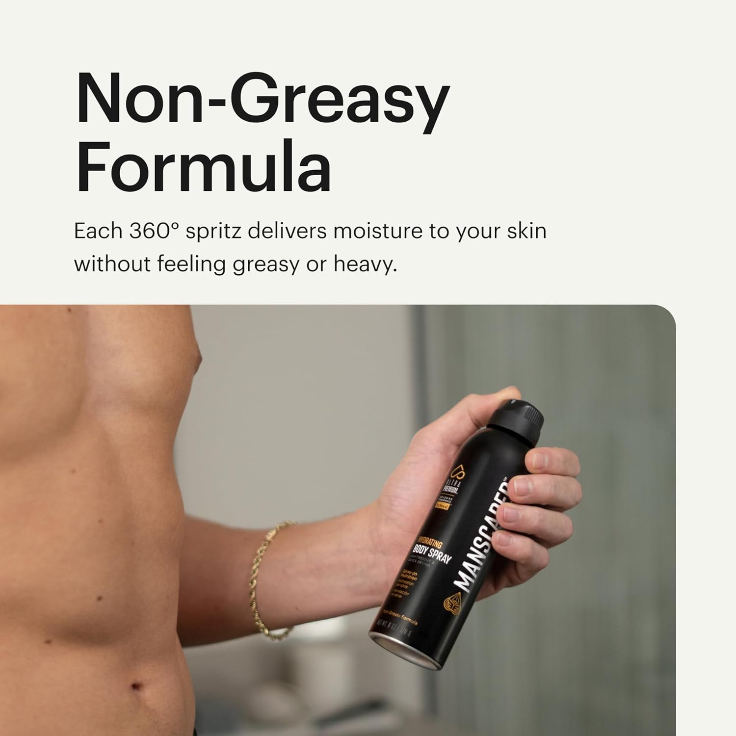 MANSCAPED UltraPremium Hydrating Body Spray
