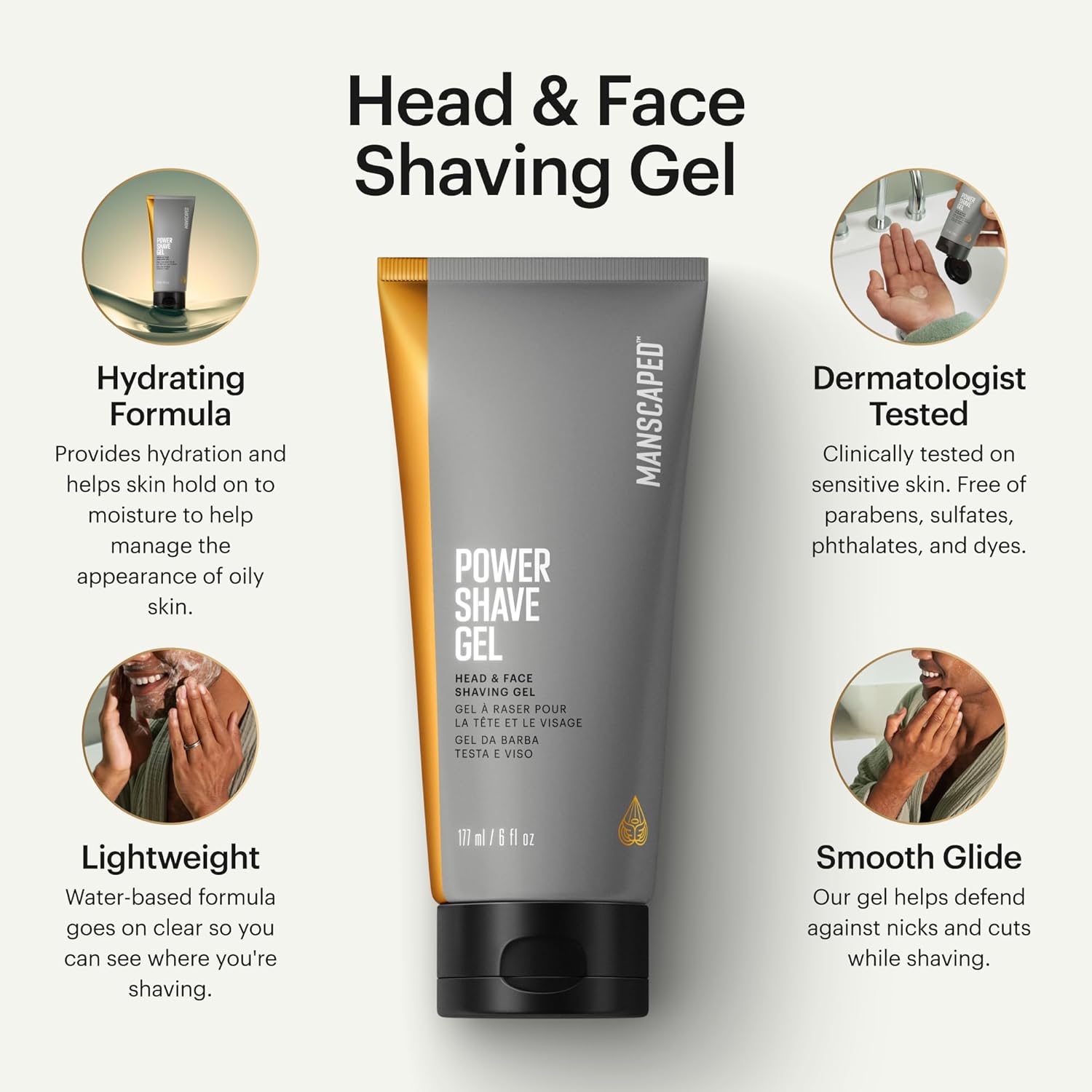 MANSCAPED Power Shave Gel