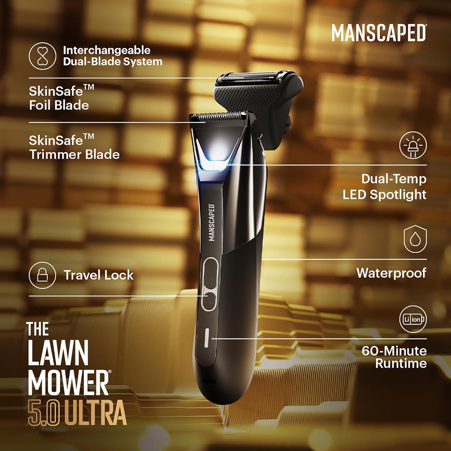 MANSCAPED The Dome Shaver PRO Bundle